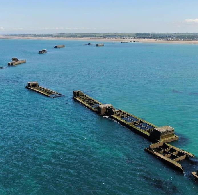 Le Refuge Marin Lejlighed Courseulles-sur-Mer Eksteriør billede