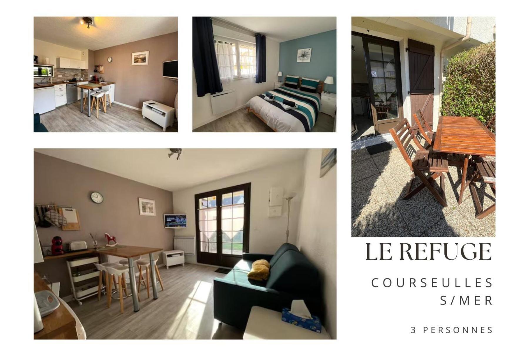 Le Refuge Marin Lejlighed Courseulles-sur-Mer Eksteriør billede